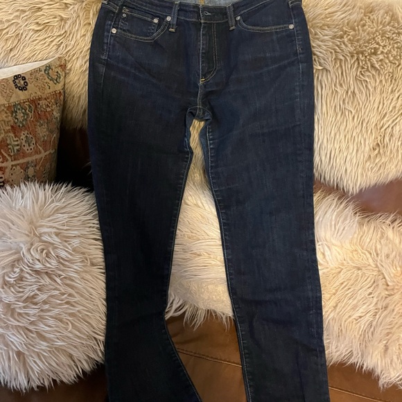 Ag Adriano Goldschmied Women's Dark Blue Jeans - Picture 4 of 7